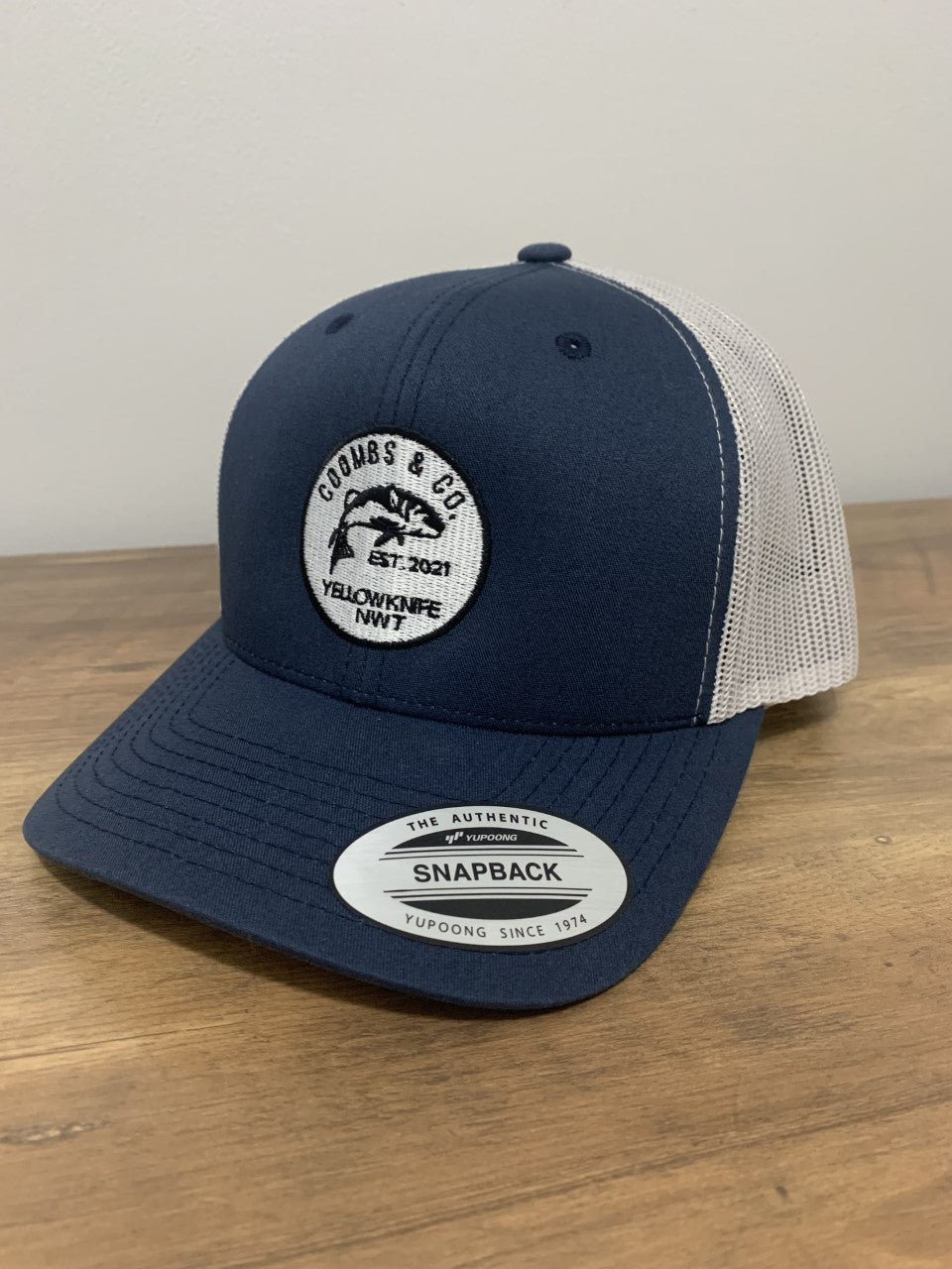 Coombs & Co. Logo Trucker Hat- Navy